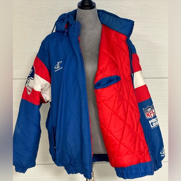 NFL Pro line Authentic New York Giants full zip hooded jacket sz XL - Picture 8 of 13